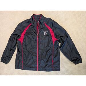 Reebok NFL Atlanta Falcons Jacket Mens 2X 2XL XXL Black Red Windbreaker